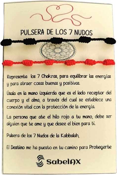 que significa la pulsera de 7 nudos roja|Pulsera de los 7 nudos: significado y uso